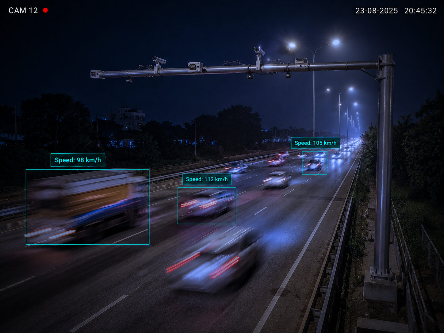 Vehicle Speed Detection โ NTRA capability