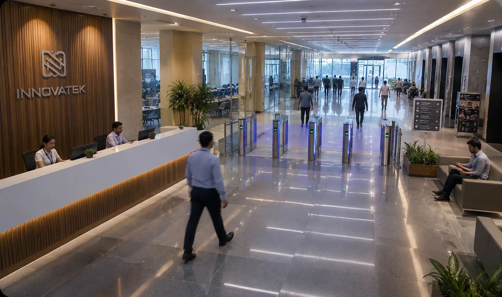 Corporate Offices β NTRA AI vision deployment