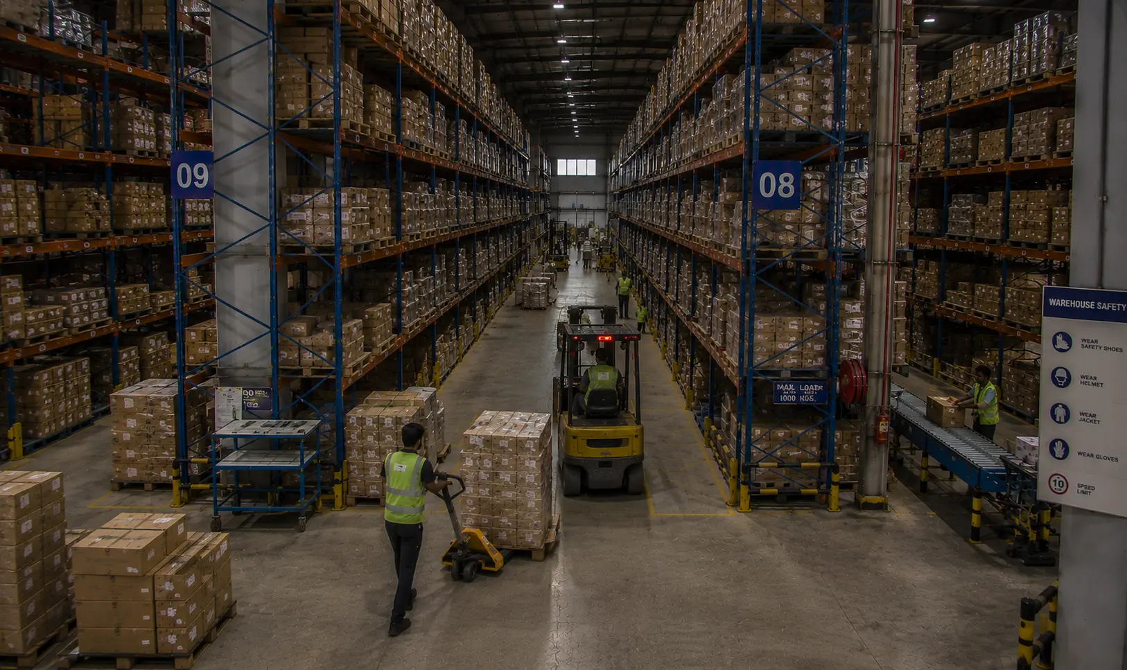 Warehouses & Logistics โ NTRA AI vision deployment